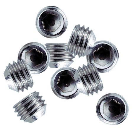 Whitecap Whitecap ¼"-28 Thread SS Set Screws - 10 Pack 6249C